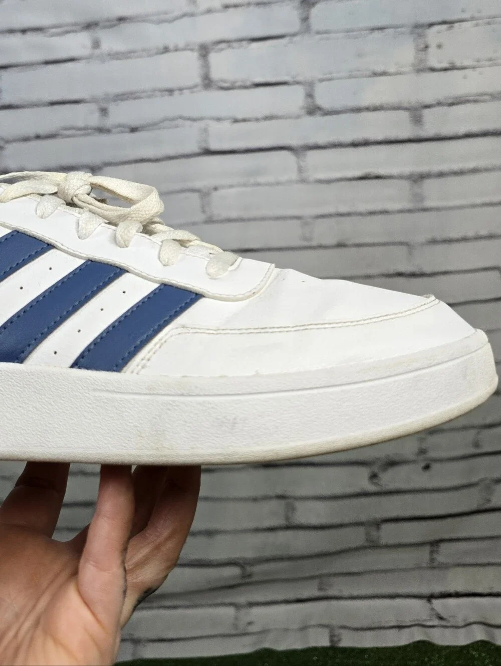 Adidas Breaknet 2.0 Blue White Colorway Mens Size 12 Lace Up Tennis Shoes